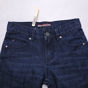 Tommy Hilfiger Casual Button Zip Denim Medium Wash Jeans Girls Size 10 Blue